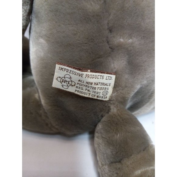 Ganz Bros 1981 Korea 17 Inch Wrinkles Dog Hand Puppet Vintage Plush - Picture 8 of 9